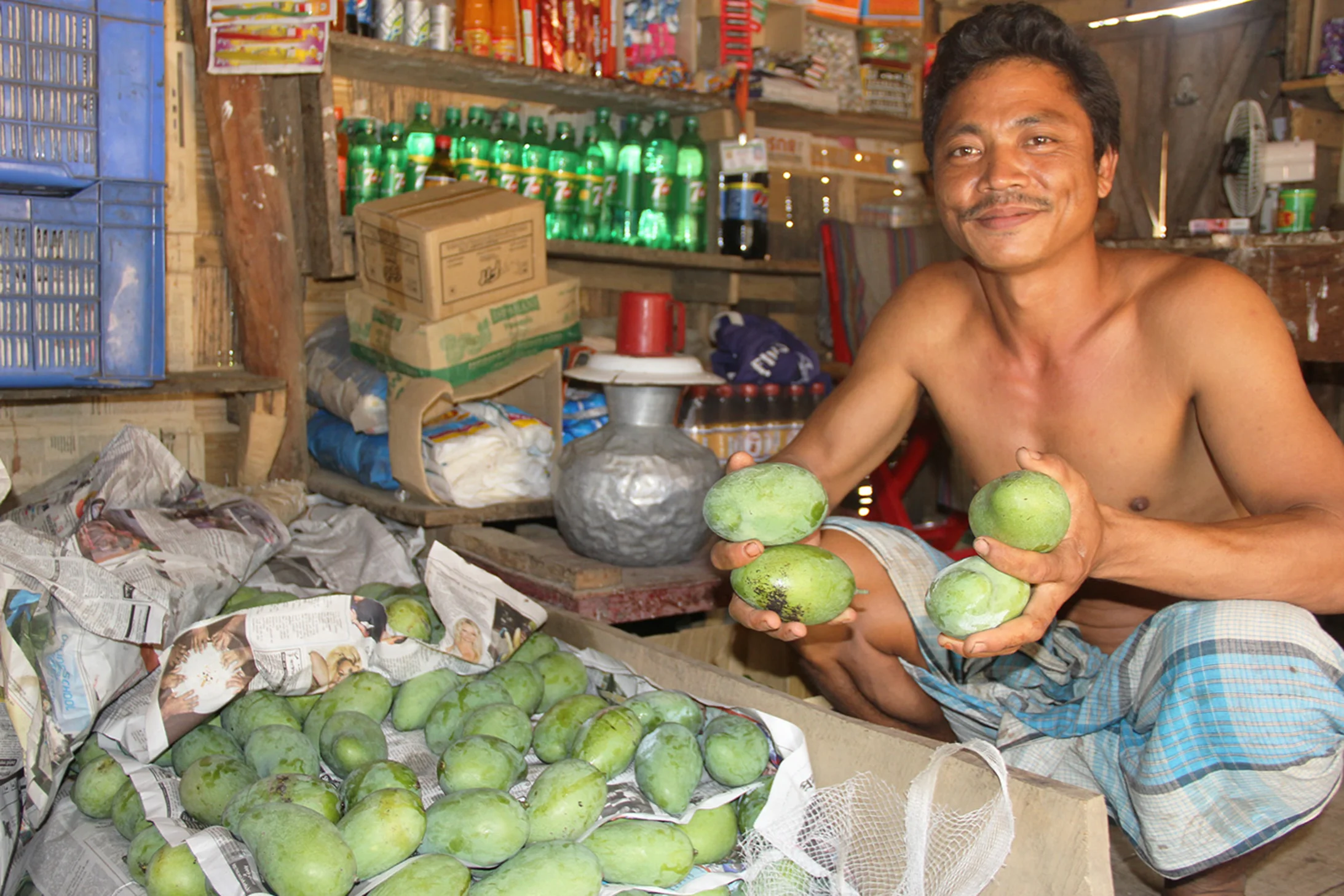 Mangoverkauf in Bangladesch.