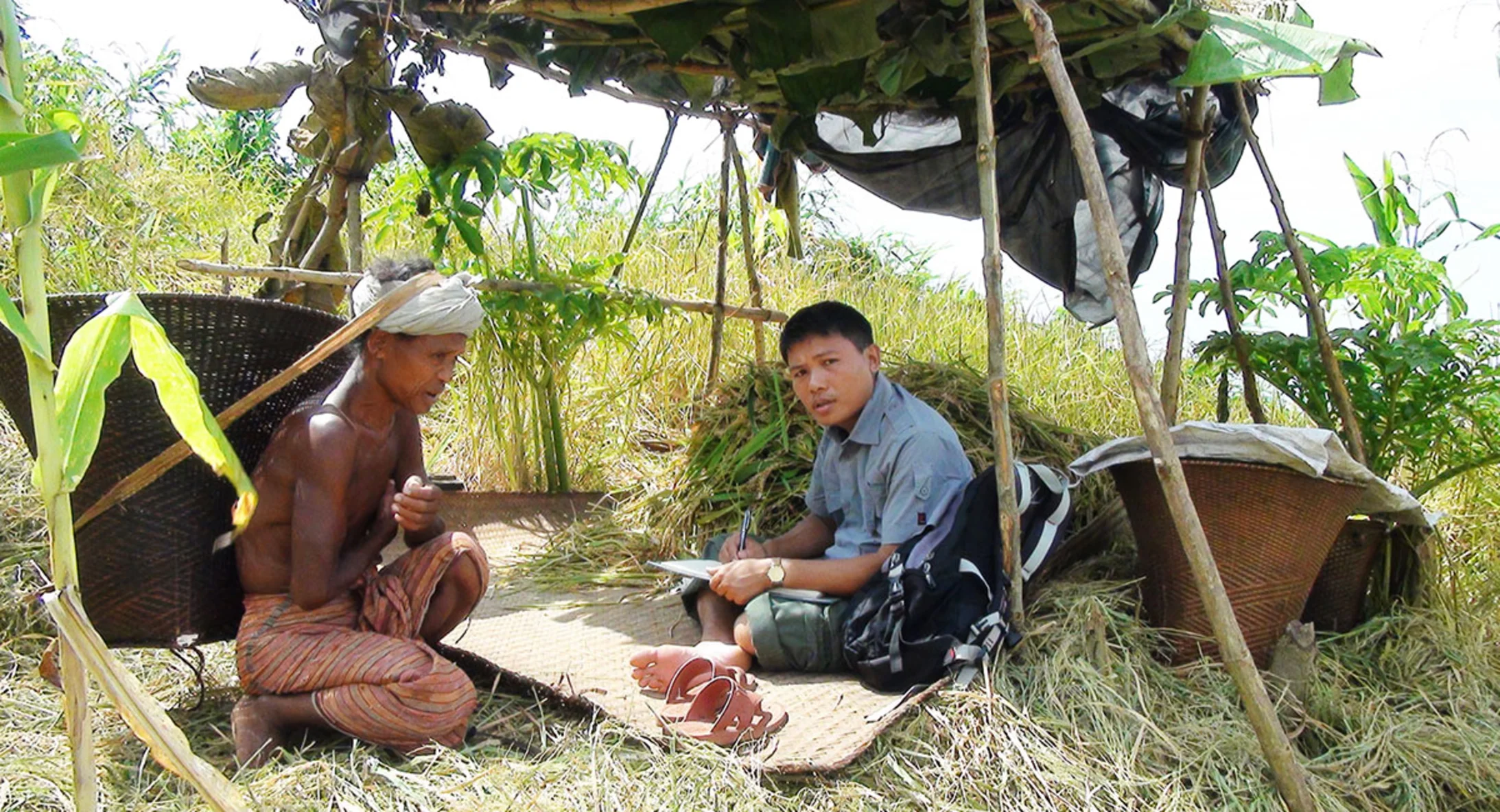 Moung Moung Shing Marma Bangladesch im Feld