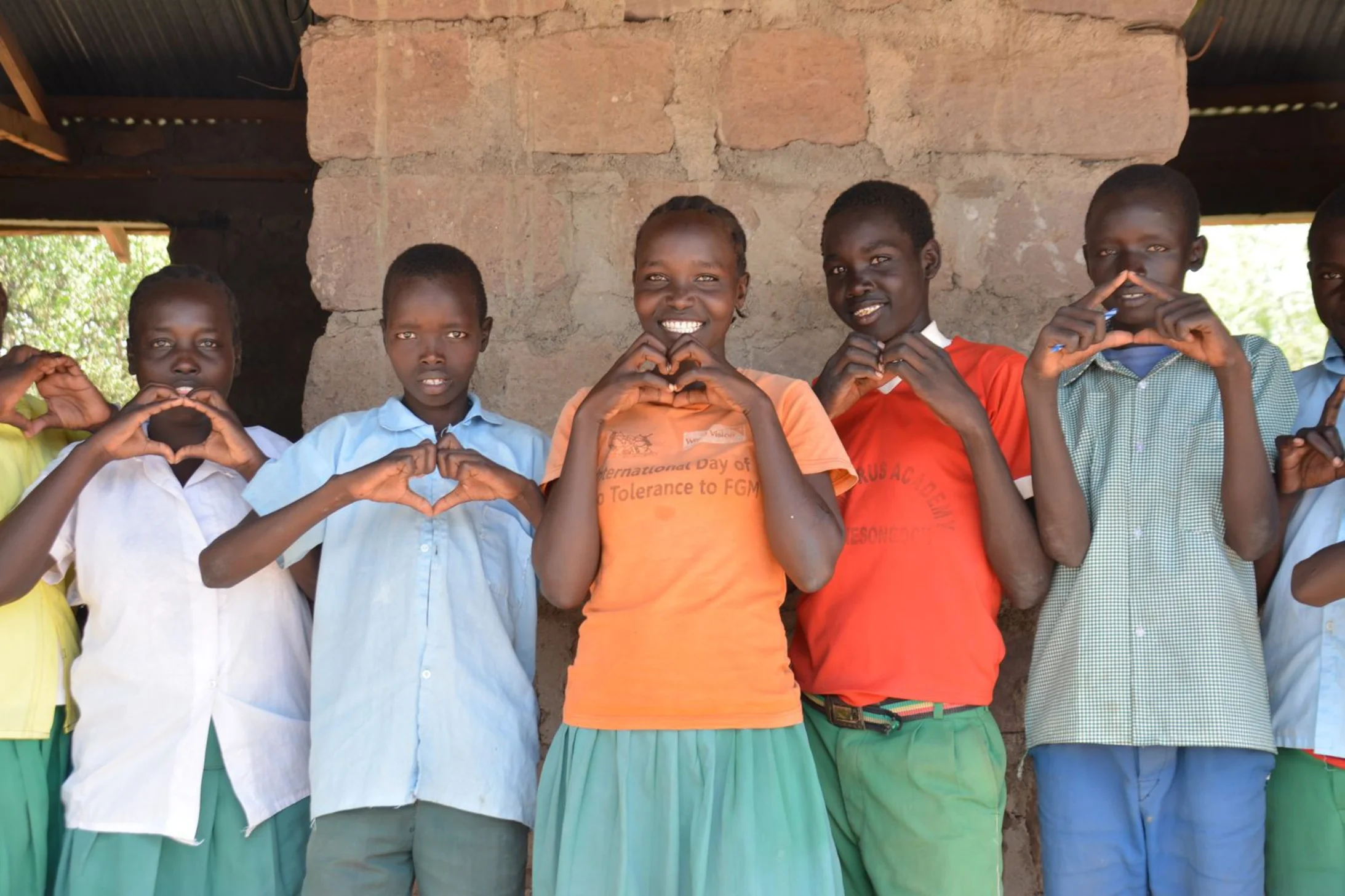 Kinder der Dira-Schule in Kenia