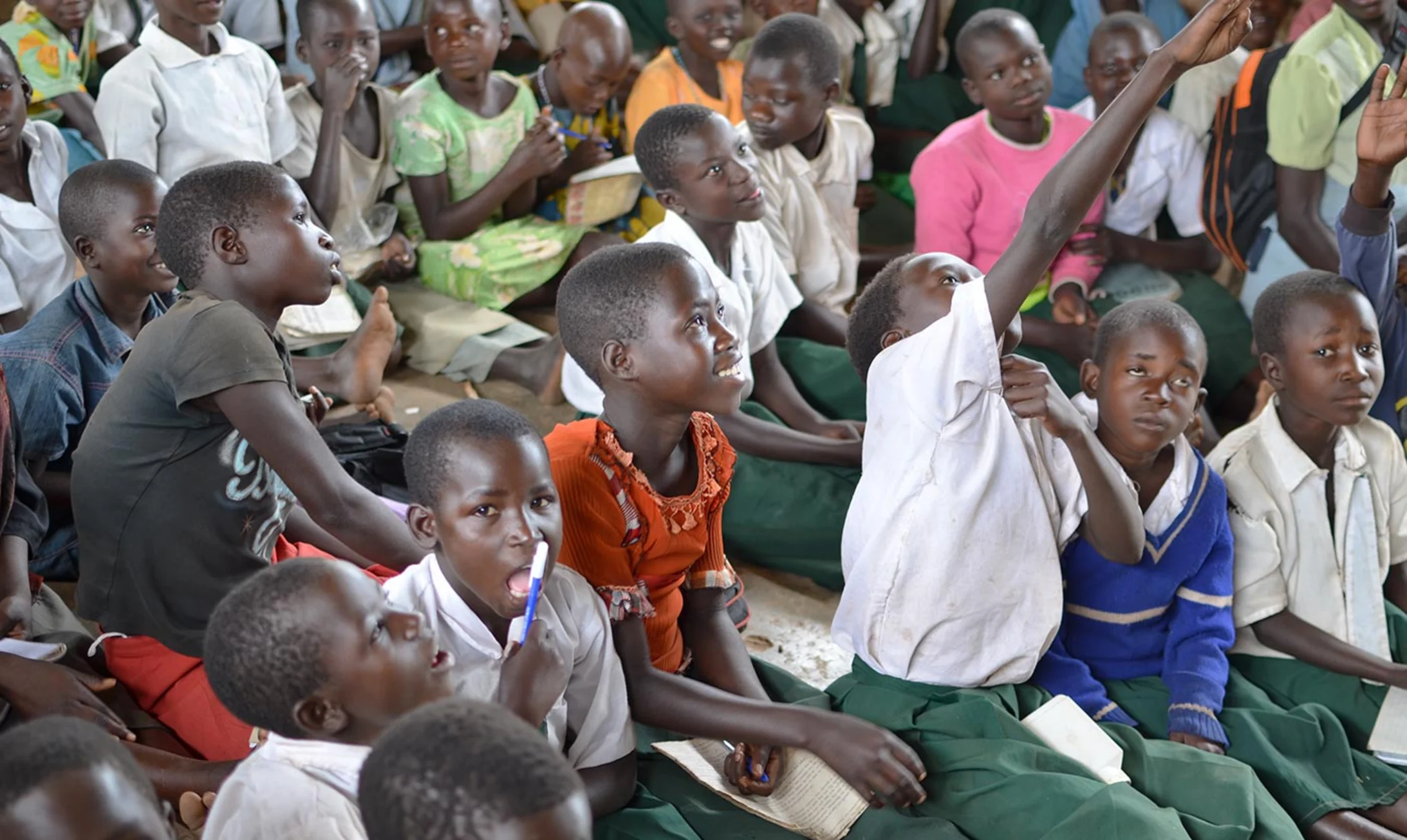 Unterrichtssituation Primarschule Zombo Uganda