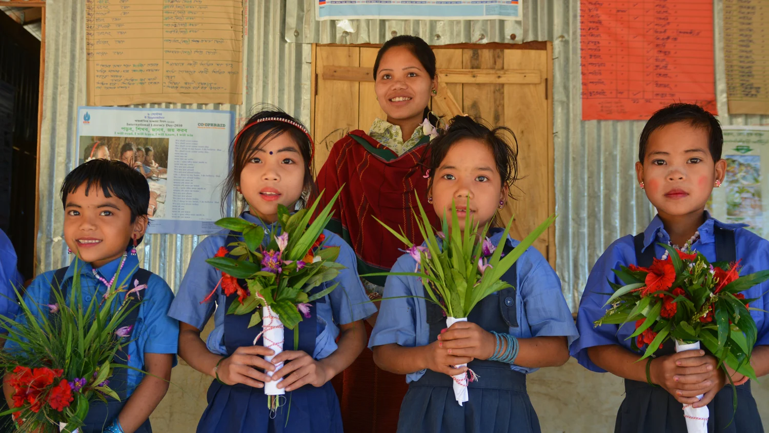 Geschenkspende Begrüssung Bangladesch